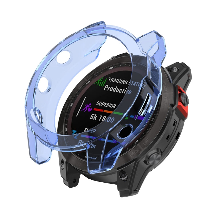 Custodia protettiva per orologio in TPU a metà pacchetto, For Garmin Epix Pro 51mm, For Garmin Epix Pro 42mm
