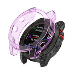 Custodia protettiva per orologio in TPU a metà pacchetto, For Garmin Epix Pro 51mm, For Garmin Epix Pro 42mm