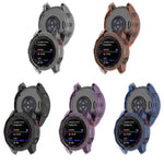 Custodia protettiva per orologio in TPU a metà pacchetto, For Garmin Fenix 7S Pro, For Garmin Fenix 7X Pro, For Garmin Fenix 7 Pro, For Garmin Epix Pro 47mm