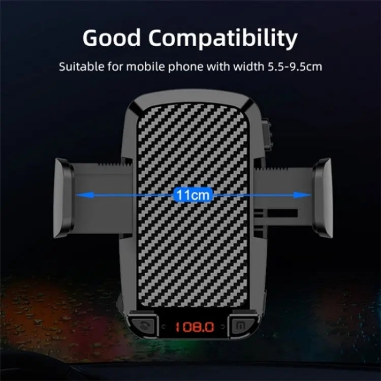 CS14 Car Interior Air Vent Mount Phone Stand Lettore MP3 Trasmettitore FM Bluetooth, CS14
