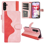 Custodia per cellulare in pelle Flip orizzontale con cuciture, For Samsung Galaxy A05s, For Samsung Galaxy M34 5G, For Samsung Galaxy S23 FE 5G