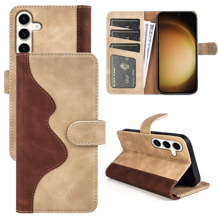 Custodia per cellulare in pelle Flip orizzontale con cuciture, For Samsung Galaxy S24+ 5G, For Samsung Galaxy S24 5G, For Samsung Galaxy A15, For Samsung Galaxy A05