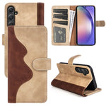 Custodia per cellulare in pelle Flip orizzontale con cuciture, For Samsung Galaxy M55 5G, For Samsung Galaxy M15 5G, For Samsung Galaxy A55, For Samsung Galaxy A35