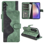 Custodia per cellulare in pelle Flip orizzontale con cuciture, For Samsung Galaxy M55 5G, For Samsung Galaxy M15 5G, For Samsung Galaxy A55, For Samsung Galaxy A35