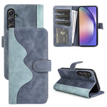 Custodia per cellulare in pelle Flip orizzontale con cuciture, For Samsung Galaxy M55 5G, For Samsung Galaxy M15 5G, For Samsung Galaxy A55, For Samsung Galaxy A35