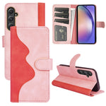 Custodia per cellulare in pelle Flip orizzontale con cuciture, For Samsung Galaxy M55 5G, For Samsung Galaxy M15 5G, For Samsung Galaxy A55, For Samsung Galaxy A35