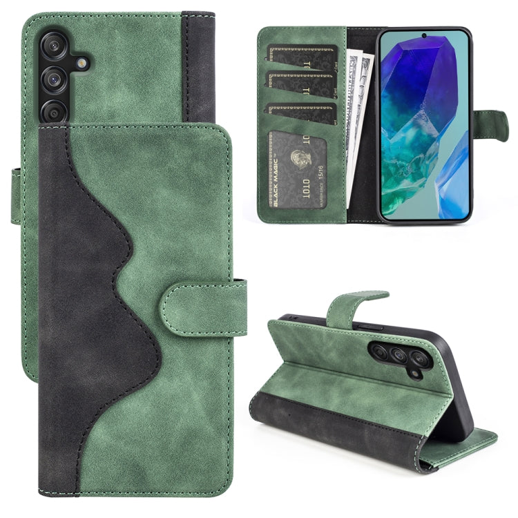 Custodia per cellulare in pelle Flip orizzontale con cuciture, For Samsung Galaxy M55 5G, For Samsung Galaxy M15 5G, For Samsung Galaxy A55, For Samsung Galaxy A35