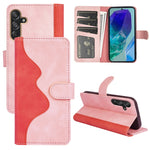 Custodia per cellulare in pelle Flip orizzontale con cuciture, For Samsung Galaxy M55 5G, For Samsung Galaxy M15 5G, For Samsung Galaxy A55, For Samsung Galaxy A35