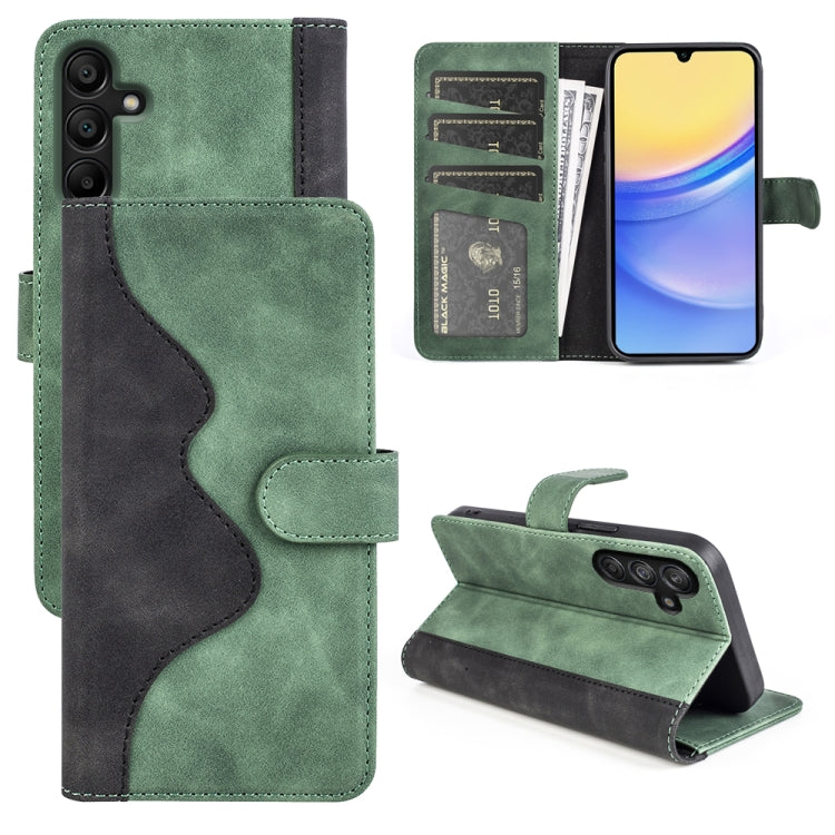 Custodia per cellulare in pelle Flip orizzontale con cuciture, For Samsung Galaxy M55 5G, For Samsung Galaxy M15 5G, For Samsung Galaxy A55, For Samsung Galaxy A35