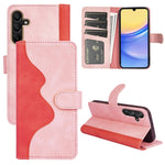 Custodia per cellulare in pelle Flip orizzontale con cuciture, For Samsung Galaxy M55 5G, For Samsung Galaxy M15 5G, For Samsung Galaxy A55, For Samsung Galaxy A35