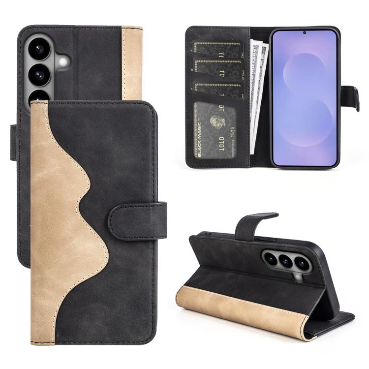 Custodia per cellulare in pelle Flip orizzontale con cuciture, For Samsung Galaxy S26+ 5G, For Samsung Galaxy S26 Edge 5G, For Samsung Galaxy S26 Ultra 5G, For Samsung Galaxy S26 5G
