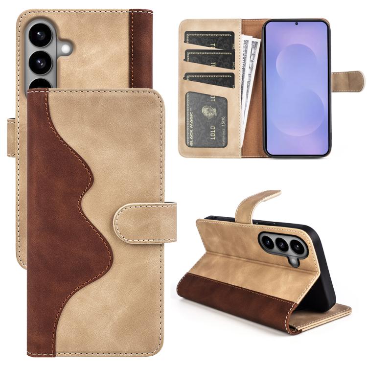 Custodia per cellulare in pelle Flip orizzontale con cuciture, For Samsung Galaxy S26+ 5G, For Samsung Galaxy S26 Edge 5G, For Samsung Galaxy S26 Ultra 5G, For Samsung Galaxy S26 5G