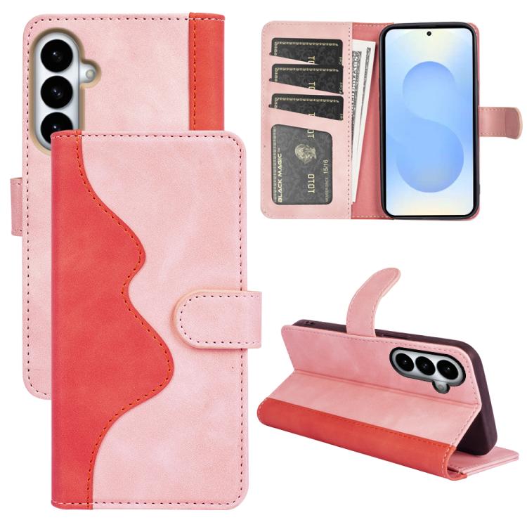 Custodia per cellulare in pelle Flip orizzontale con cuciture, For Samsung Galaxy S26+ 5G, For Samsung Galaxy S26 Edge 5G, For Samsung Galaxy S26 Ultra 5G, For Samsung Galaxy S26 5G