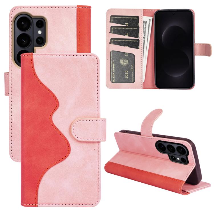 Custodia per cellulare in pelle Flip orizzontale con cuciture, For Samsung Galaxy S26+ 5G, For Samsung Galaxy S26 Edge 5G, For Samsung Galaxy S26 Ultra 5G, For Samsung Galaxy S26 5G