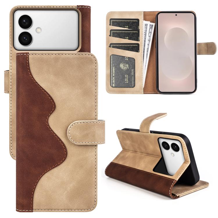 Custodia per cellulare in pelle Flip orizzontale con cuciture, For Samsung Galaxy S26+ 5G, For Samsung Galaxy S26 Edge 5G, For Samsung Galaxy S26 Ultra 5G, For Samsung Galaxy S26 5G