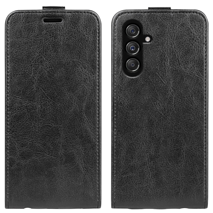 Custodia per telefono in pelle con vibrazione verticale R64 Texture, For Samsung Galaxy A05, For Samsung Galaxy A05s, For Samsung Galaxy M34 5G, For Samsung Galaxy S23 FE 5G, For Samsung Galaxy M36 5G / F36 5G, For Samsung Galaxy A17 5G