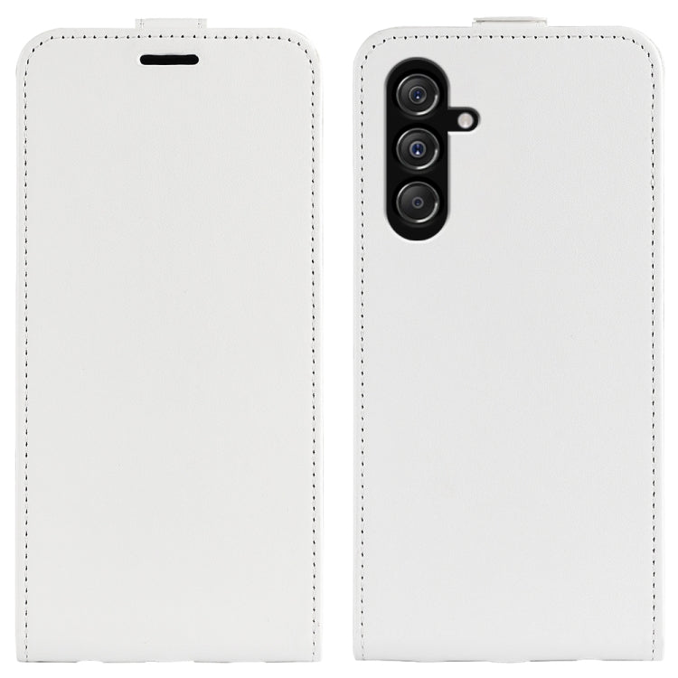 Custodia per telefono in pelle con vibrazione verticale R64 Texture, For Samsung Galaxy A05, For Samsung Galaxy A05s, For Samsung Galaxy M34 5G, For Samsung Galaxy S23 FE 5G, For Samsung Galaxy M36 5G / F36 5G, For Samsung Galaxy A17 5G
