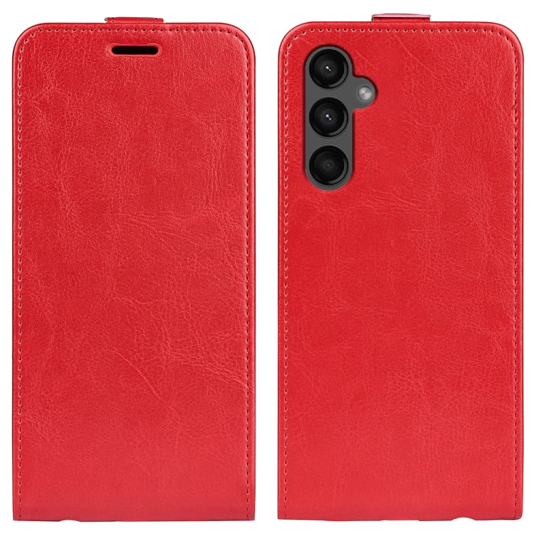 Custodia per telefono in pelle con vibrazione verticale R64 Texture, For Samsung Galaxy Xcover7 Pro, For Samsung Galaxy M55 5G, For Samsung Galaxy M15 5G, For Samsung Galaxy S24+ 5G, For Samsung Galaxy S24 5G, For Samsung Galaxy A15
