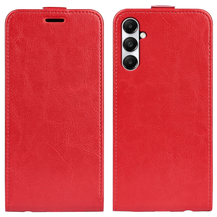 Custodia per telefono in pelle con vibrazione verticale R64 Texture, For Samsung Galaxy A05, For Samsung Galaxy A05s, For Samsung Galaxy M34 5G, For Samsung Galaxy S23 FE 5G, For Samsung Galaxy M36 5G / F36 5G, For Samsung Galaxy A17 5G