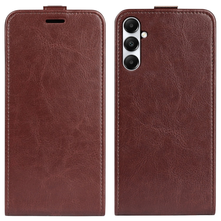Custodia per telefono in pelle con vibrazione verticale R64 Texture, For Samsung Galaxy A05, For Samsung Galaxy A05s, For Samsung Galaxy M34 5G, For Samsung Galaxy S23 FE 5G, For Samsung Galaxy M36 5G / F36 5G, For Samsung Galaxy A17 5G