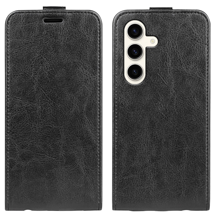 Custodia per telefono in pelle con vibrazione verticale R64 Texture, For Samsung Galaxy Xcover7 Pro, For Samsung Galaxy M55 5G, For Samsung Galaxy M15 5G, For Samsung Galaxy S24+ 5G, For Samsung Galaxy S24 5G, For Samsung Galaxy A15