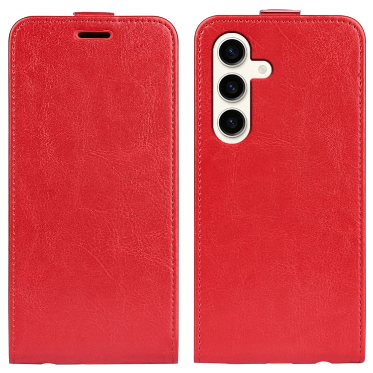 Custodia per telefono in pelle con vibrazione verticale R64 Texture, For Samsung Galaxy Xcover7 Pro, For Samsung Galaxy M55 5G, For Samsung Galaxy M15 5G, For Samsung Galaxy S24+ 5G, For Samsung Galaxy S24 5G, For Samsung Galaxy A15