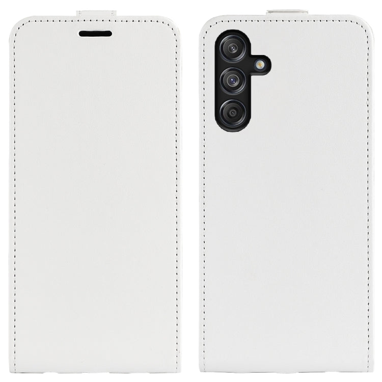 Custodia per telefono in pelle con vibrazione verticale R64 Texture, For Samsung Galaxy Xcover7 Pro, For Samsung Galaxy M55 5G, For Samsung Galaxy M15 5G, For Samsung Galaxy S24+ 5G, For Samsung Galaxy S24 5G, For Samsung Galaxy A15