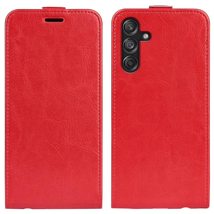 Custodia per telefono in pelle con vibrazione verticale R64 Texture, For Samsung Galaxy Xcover7 Pro, For Samsung Galaxy M55 5G, For Samsung Galaxy M15 5G, For Samsung Galaxy S24+ 5G, For Samsung Galaxy S24 5G, For Samsung Galaxy A15