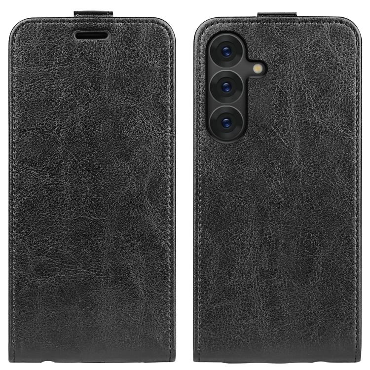 Custodia per telefono in pelle con vibrazione verticale R64 Texture, For Samsung Galaxy A26 5G, For Samsung Galaxy A36, For Samsung Galaxy S25 5G, For Samsung Galaxy S25+ 5G, For Samsung Galaxy S25 Ultra 5G, For Samsung Galaxy A16 5G