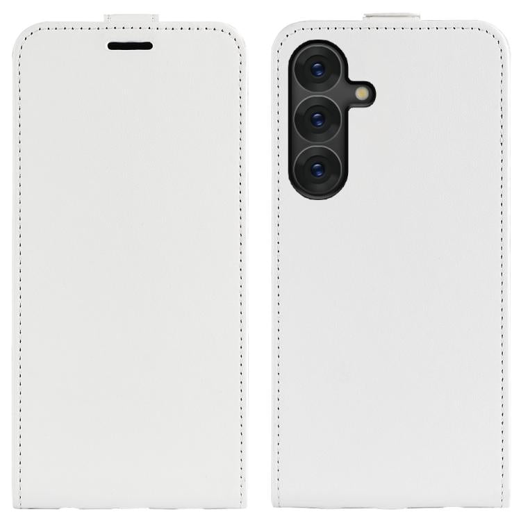 Custodia per telefono in pelle con vibrazione verticale R64 Texture, For Samsung Galaxy A26 5G, For Samsung Galaxy A36, For Samsung Galaxy S25 5G, For Samsung Galaxy S25+ 5G, For Samsung Galaxy S25 Ultra 5G, For Samsung Galaxy A16 5G