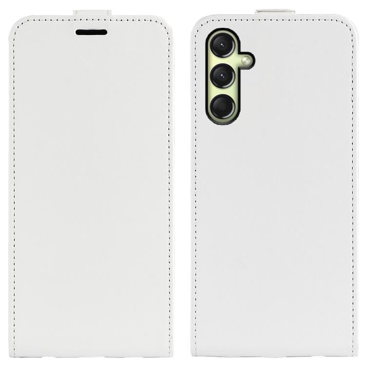 Custodia per telefono in pelle con vibrazione verticale R64 Texture, For Samsung Galaxy A26 5G, For Samsung Galaxy A36, For Samsung Galaxy S25 5G, For Samsung Galaxy S25+ 5G, For Samsung Galaxy S25 Ultra 5G, For Samsung Galaxy A16 5G
