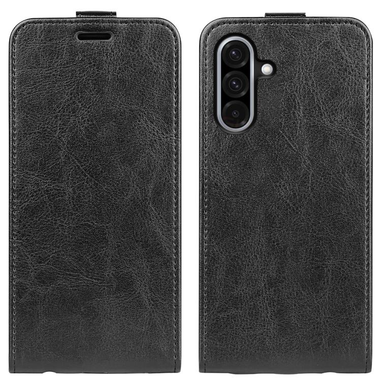 Custodia per telefono in pelle con vibrazione verticale R64 Texture, For Samsung Galaxy A26 5G, For Samsung Galaxy A36, For Samsung Galaxy S25 5G, For Samsung Galaxy S25+ 5G, For Samsung Galaxy S25 Ultra 5G, For Samsung Galaxy A16 5G