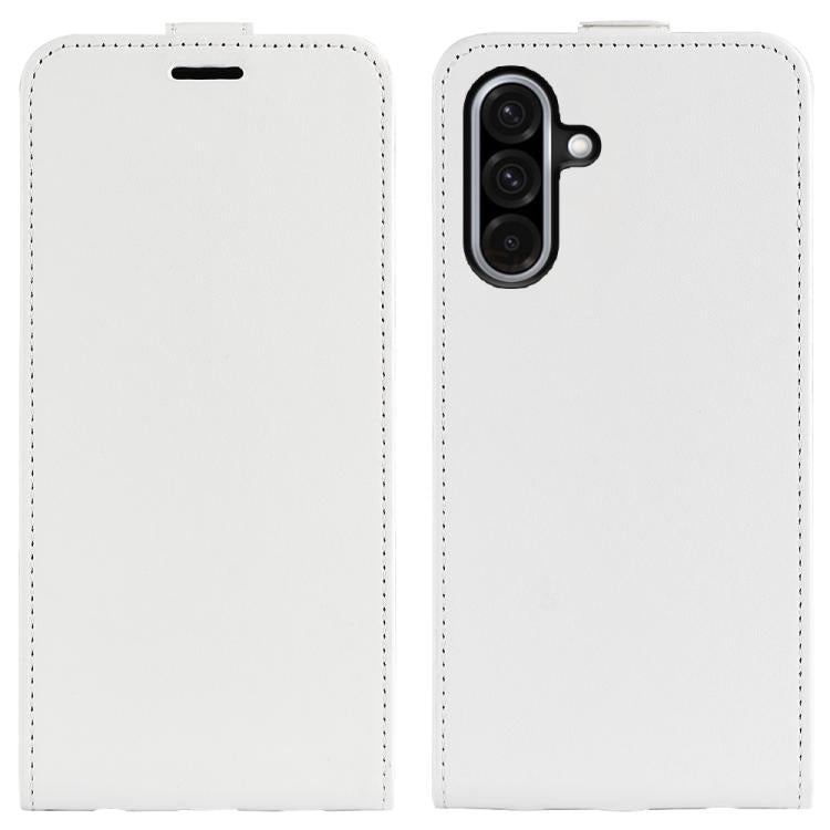 Custodia per telefono in pelle con vibrazione verticale R64 Texture, For Samsung Galaxy A26 5G, For Samsung Galaxy A36, For Samsung Galaxy S25 5G, For Samsung Galaxy S25+ 5G, For Samsung Galaxy S25 Ultra 5G, For Samsung Galaxy A16 5G