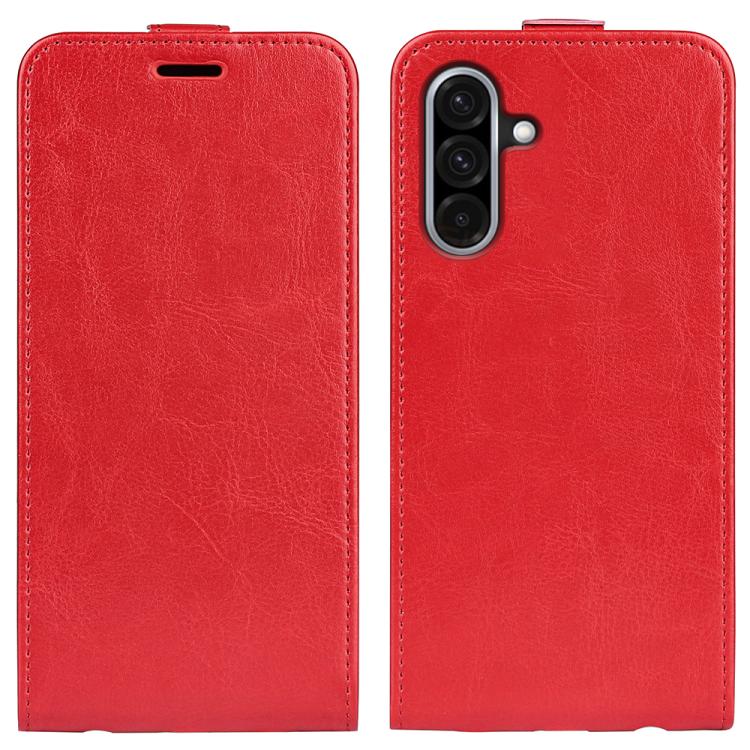 Custodia per telefono in pelle con vibrazione verticale R64 Texture, For Samsung Galaxy A26 5G, For Samsung Galaxy A36, For Samsung Galaxy S25 5G, For Samsung Galaxy S25+ 5G, For Samsung Galaxy S25 Ultra 5G, For Samsung Galaxy A16 5G