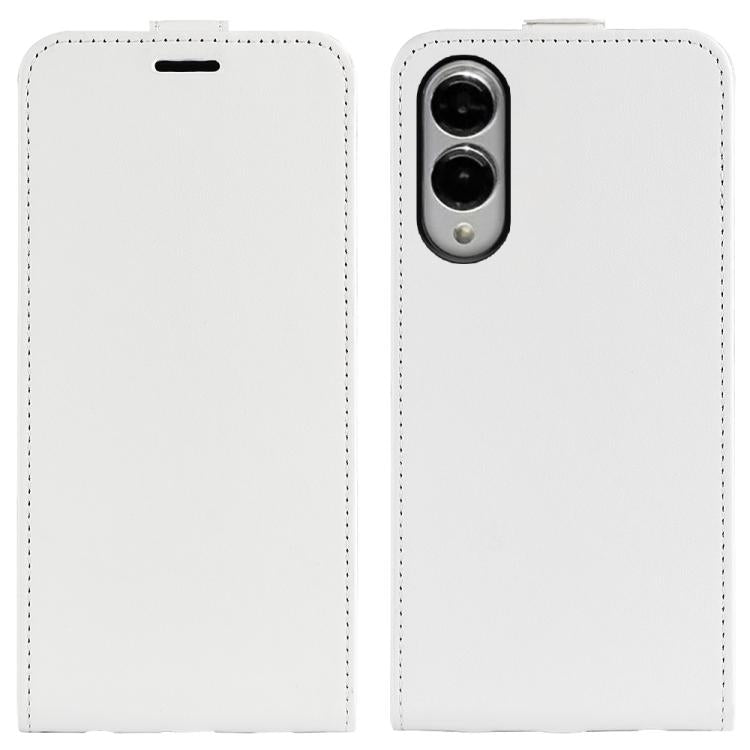Custodia per telefono in pelle con vibrazione verticale R64 Texture, For Samsung Galaxy A37 5G, For Samsung Galaxy A27 5G, For Samsung Galaxy S25 FE 5G, For Samsung Galaxy A07 4G, For Samsung Galaxy S25 Edge 5G, For Samsung Galaxy A06 5G