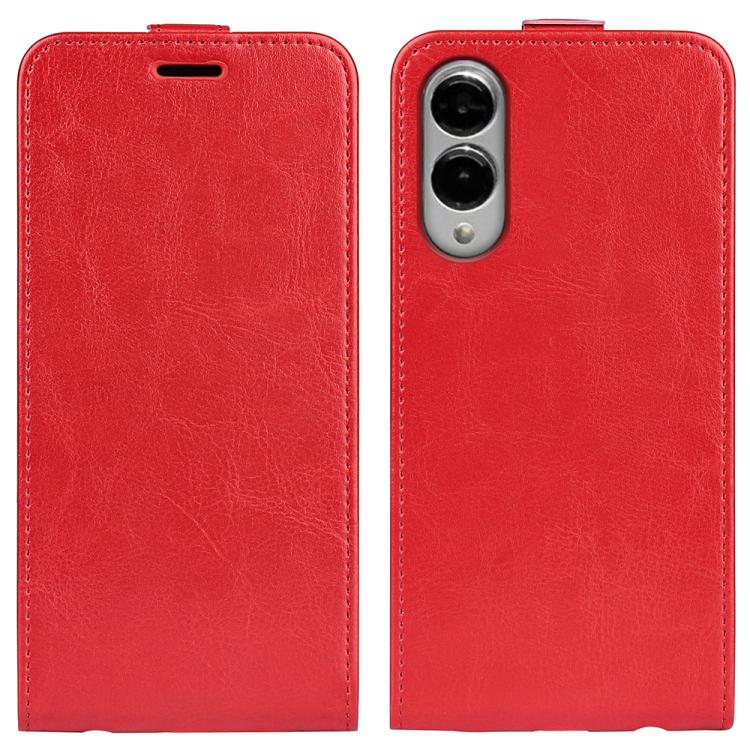 Custodia per telefono in pelle con vibrazione verticale R64 Texture, For Samsung Galaxy A37 5G, For Samsung Galaxy A27 5G, For Samsung Galaxy S25 FE 5G, For Samsung Galaxy A07 4G, For Samsung Galaxy S25 Edge 5G, For Samsung Galaxy A06 5G
