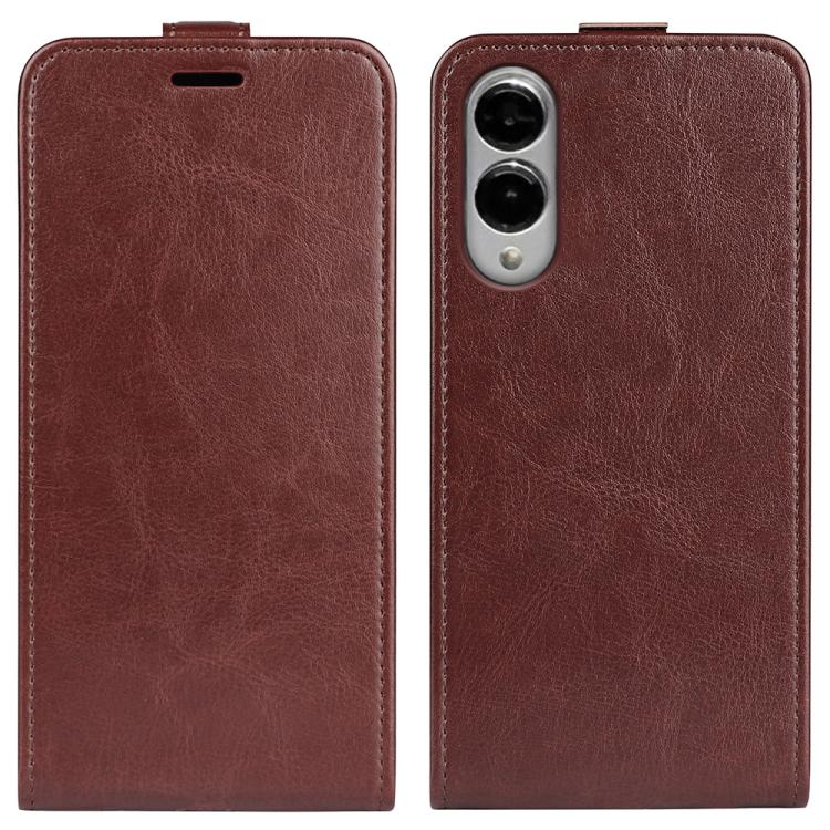 Custodia per telefono in pelle con vibrazione verticale R64 Texture, For Samsung Galaxy A37 5G, For Samsung Galaxy A27 5G, For Samsung Galaxy S25 FE 5G, For Samsung Galaxy A07 4G, For Samsung Galaxy S25 Edge 5G, For Samsung Galaxy A06 5G