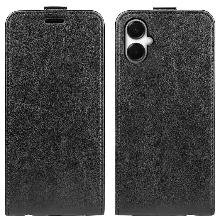 Custodia per telefono in pelle con vibrazione verticale R64 Texture, For Samsung Galaxy A37 5G, For Samsung Galaxy A27 5G, For Samsung Galaxy S25 FE 5G, For Samsung Galaxy A07 4G, For Samsung Galaxy S25 Edge 5G, For Samsung Galaxy A06 5G
