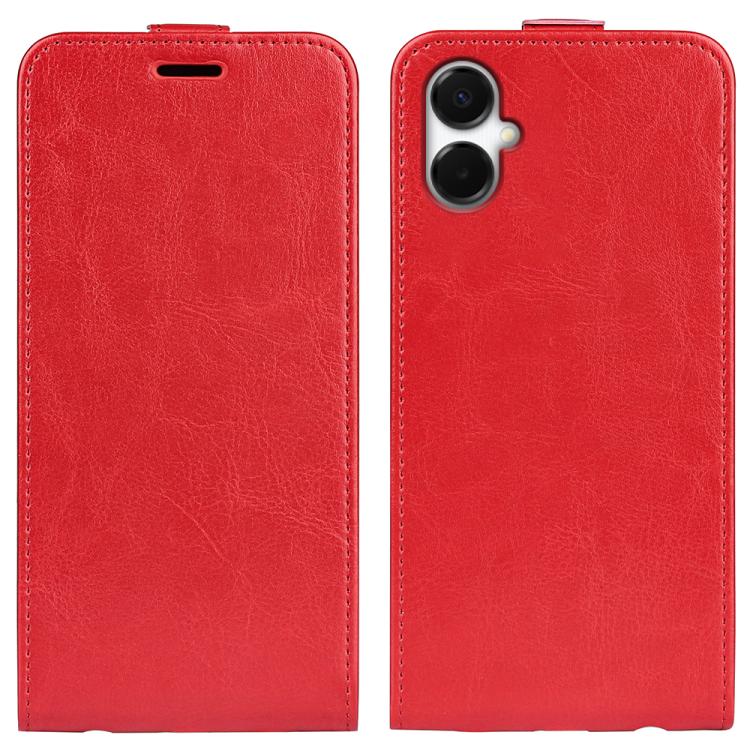 Custodia per telefono in pelle con vibrazione verticale R64 Texture, For Samsung Galaxy A37 5G, For Samsung Galaxy A27 5G, For Samsung Galaxy S25 FE 5G, For Samsung Galaxy A07 4G, For Samsung Galaxy S25 Edge 5G, For Samsung Galaxy A06 5G