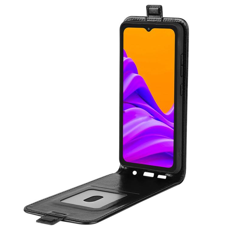 Custodia per telefono in pelle con vibrazione verticale R64 Texture, For Samsung Galaxy Xcover7 Pro, For Samsung Galaxy M55 5G, For Samsung Galaxy M15 5G, For Samsung Galaxy S24+ 5G, For Samsung Galaxy S24 5G, For Samsung Galaxy A15