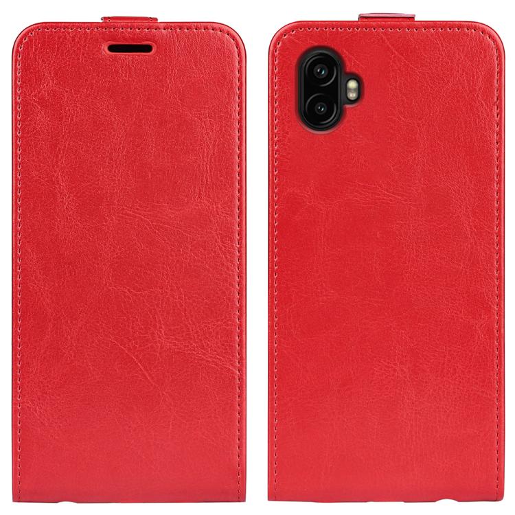 Custodia per telefono in pelle con vibrazione verticale R64 Texture, For Samsung Galaxy Xcover7 Pro, For Samsung Galaxy M55 5G, For Samsung Galaxy M15 5G, For Samsung Galaxy S24+ 5G, For Samsung Galaxy S24 5G, For Samsung Galaxy A15