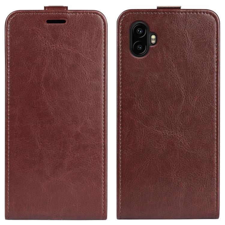 Custodia per telefono in pelle con vibrazione verticale R64 Texture, For Samsung Galaxy Xcover7 Pro, For Samsung Galaxy M55 5G, For Samsung Galaxy M15 5G, For Samsung Galaxy S24+ 5G, For Samsung Galaxy S24 5G, For Samsung Galaxy A15
