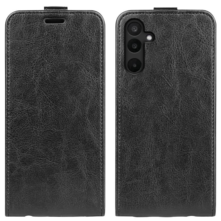 Custodia per telefono in pelle con vibrazione verticale R64 Texture, For Samsung Galaxy M16 / F16