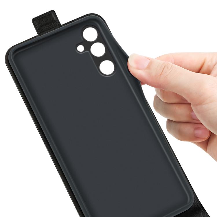 Custodia per telefono in pelle con vibrazione verticale R64 Texture, For Samsung Galaxy M16 / F16