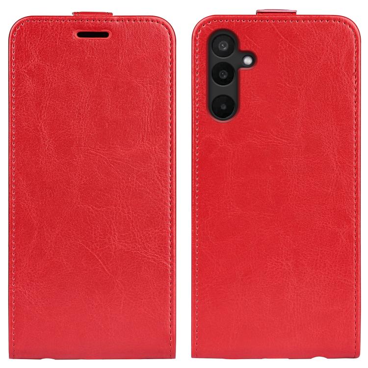 Custodia per telefono in pelle con vibrazione verticale R64 Texture, For Samsung Galaxy M16 / F16