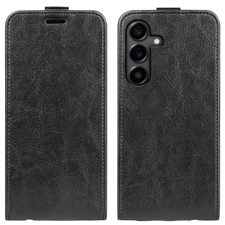 Custodia per telefono in pelle con vibrazione verticale R64 Texture, For Samsung Galaxy A37 5G, For Samsung Galaxy A27 5G, For Samsung Galaxy S25 FE 5G, For Samsung Galaxy A07 4G, For Samsung Galaxy S25 Edge 5G, For Samsung Galaxy A06 5G
