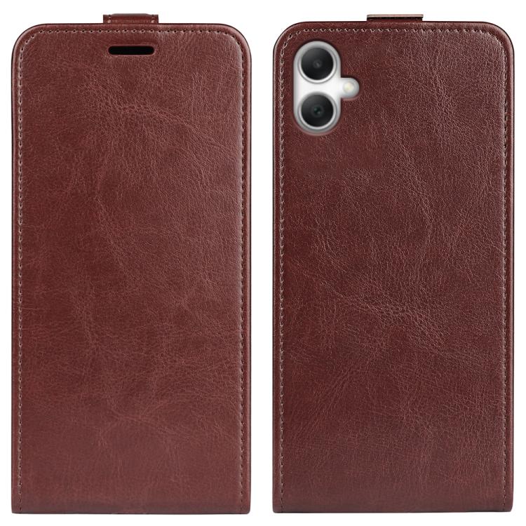 Custodia per telefono in pelle con vibrazione verticale R64 Texture, For Samsung Galaxy A37 5G, For Samsung Galaxy A27 5G, For Samsung Galaxy S25 FE 5G, For Samsung Galaxy A07 4G, For Samsung Galaxy S25 Edge 5G, For Samsung Galaxy A06 5G