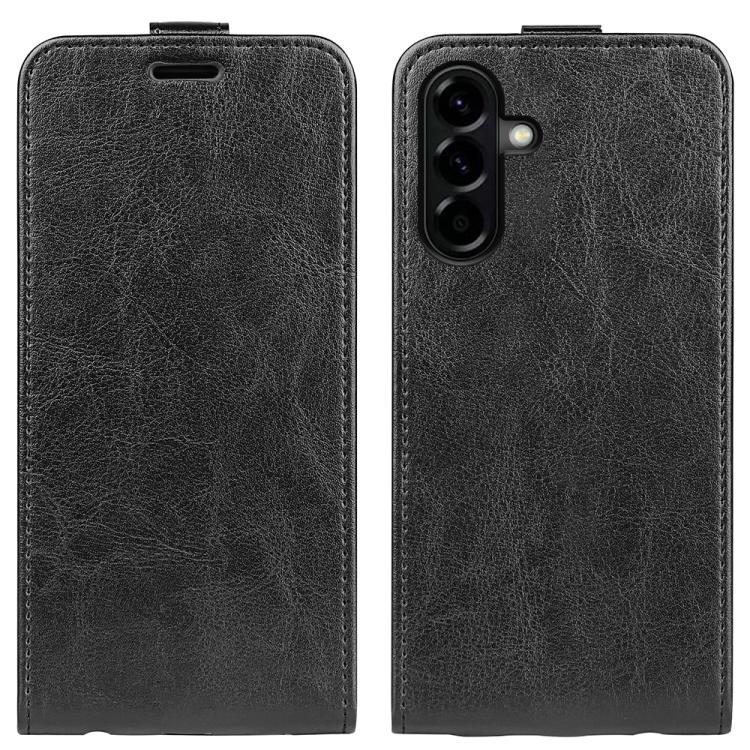 Custodia per telefono in pelle con vibrazione verticale R64 Texture, For Galaxy S26 FE 5G, For Galaxy S26+ 5G, For Galaxy S26 Edge 5G, For Galaxy S26 Ultra 5G, For Galaxy S26 5G, For Samsung Galaxy A57 5G