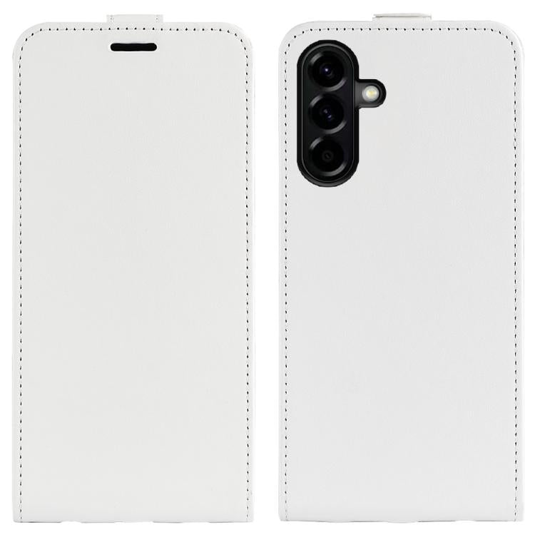 Custodia per telefono in pelle con vibrazione verticale R64 Texture, For Galaxy S26 FE 5G, For Galaxy S26+ 5G, For Galaxy S26 Edge 5G, For Galaxy S26 Ultra 5G, For Galaxy S26 5G, For Samsung Galaxy A57 5G