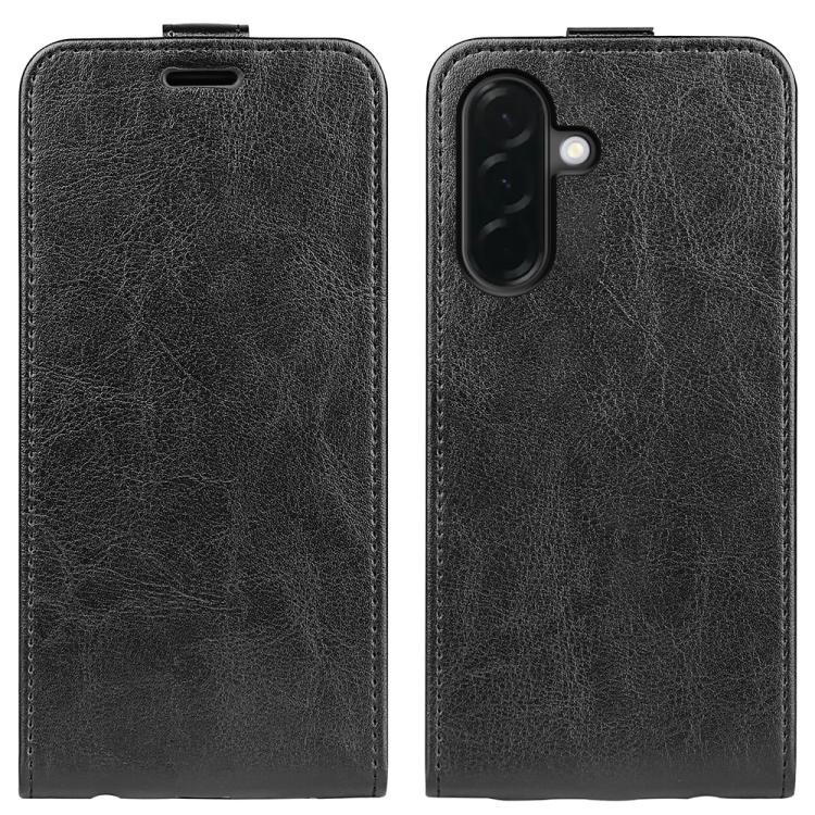Custodia per telefono in pelle con vibrazione verticale R64 Texture, For Samsung Galaxy A37 5G, For Samsung Galaxy A27 5G, For Samsung Galaxy S25 FE 5G, For Samsung Galaxy A07 4G, For Samsung Galaxy S25 Edge 5G, For Samsung Galaxy A06 5G